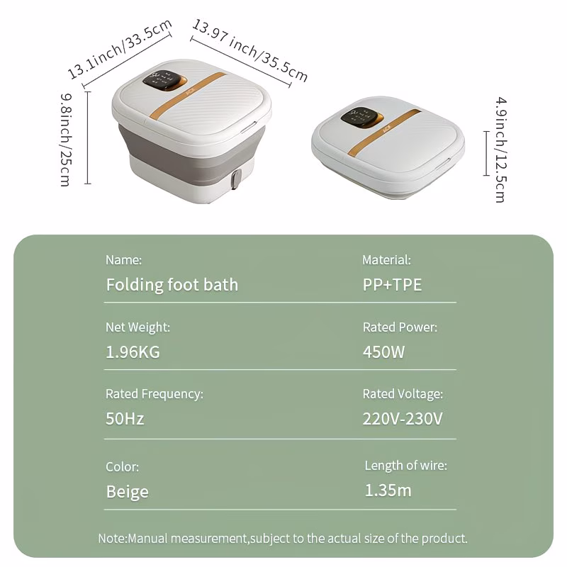 Collapsible Foot Spa with Heat