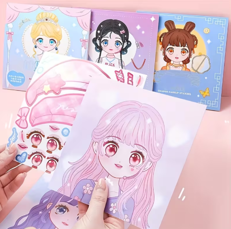 A Random DIY Face Sticker Book