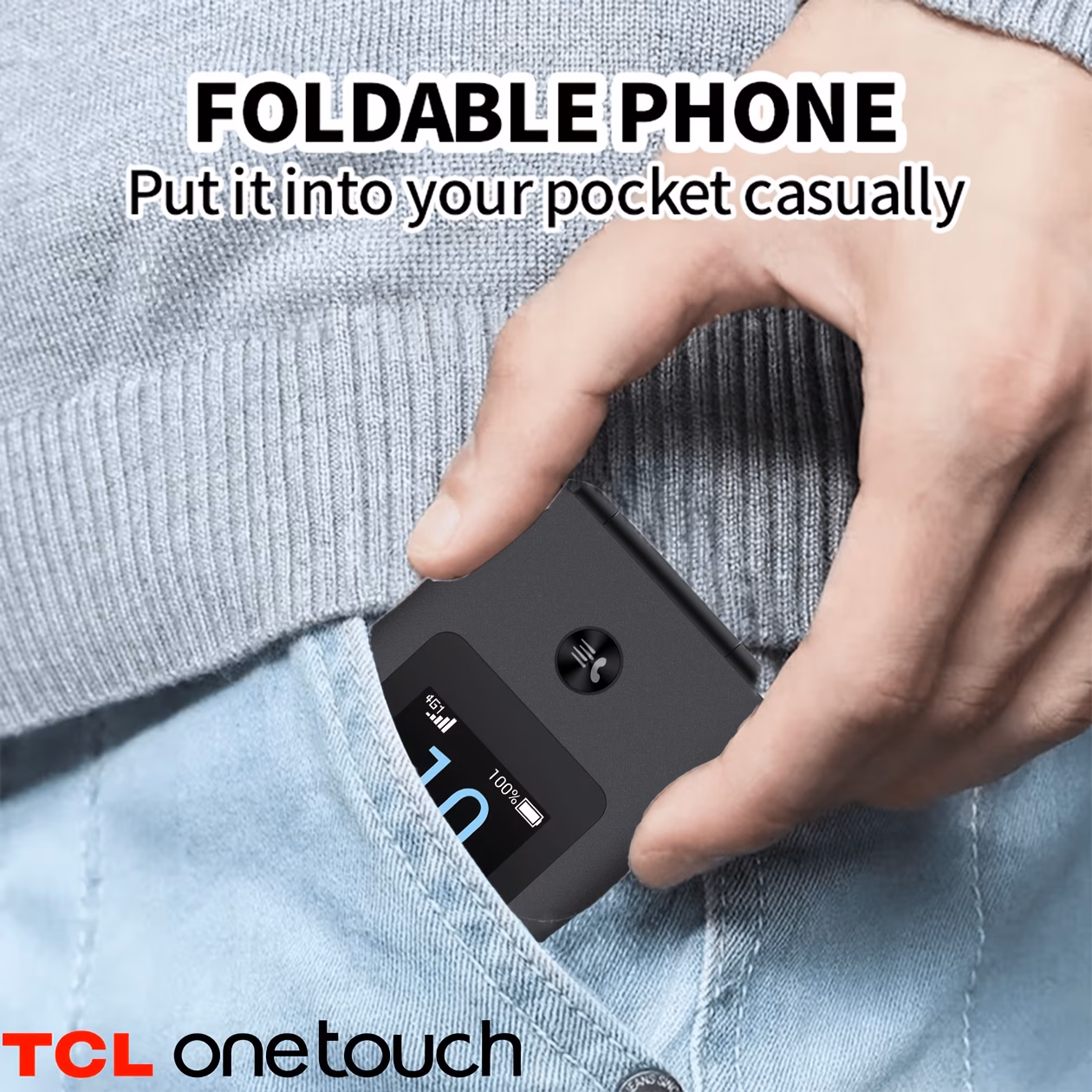 TCL Onetouch 4043 Business Flip Phone
