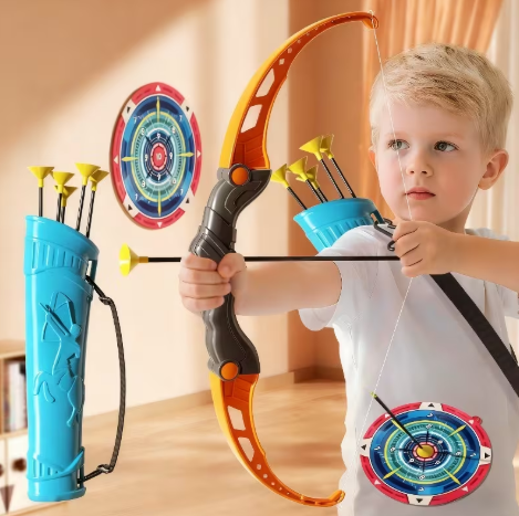 Bow And Arrow Suction Cup Target Shooting