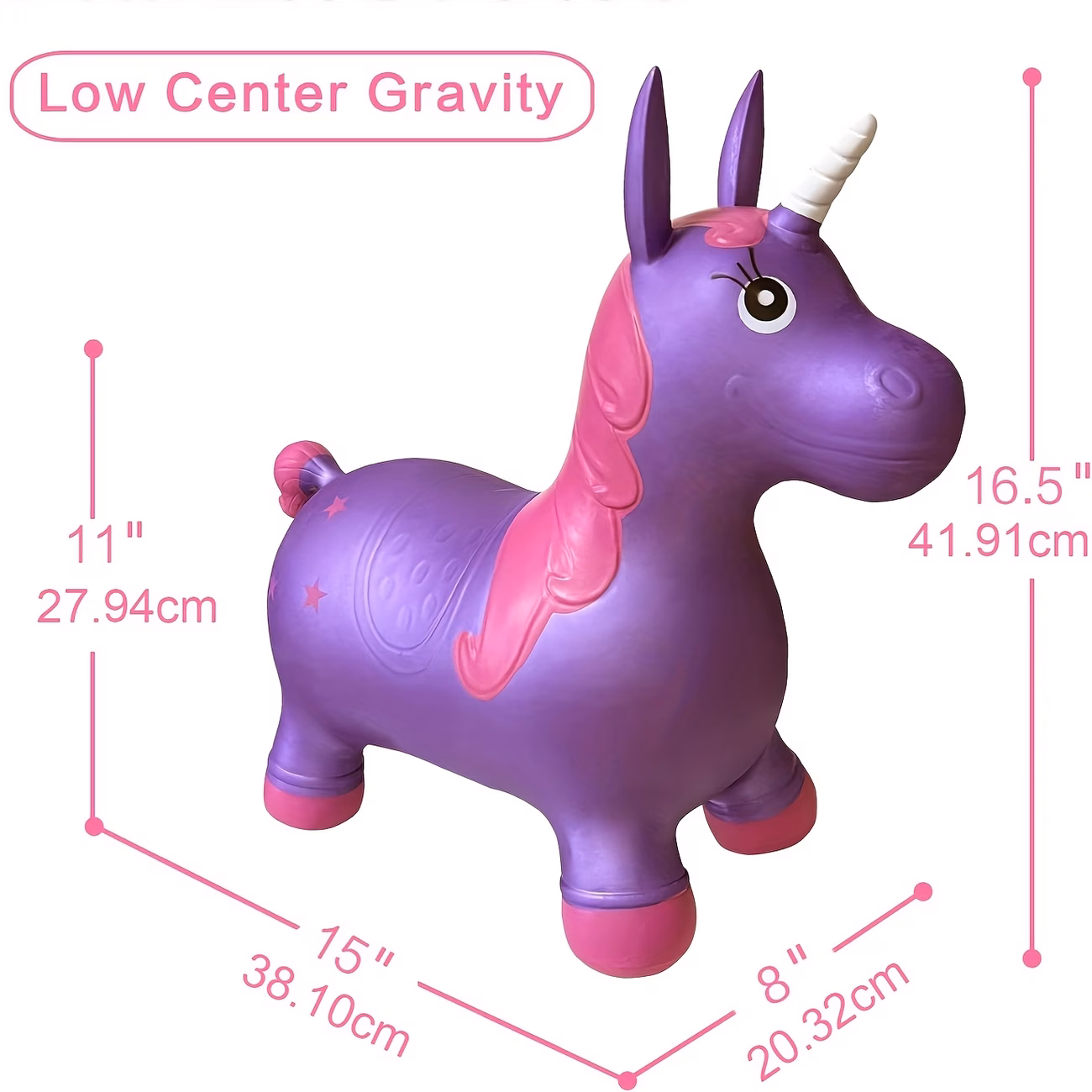 Bouncy Unicorn Hopping Horse,