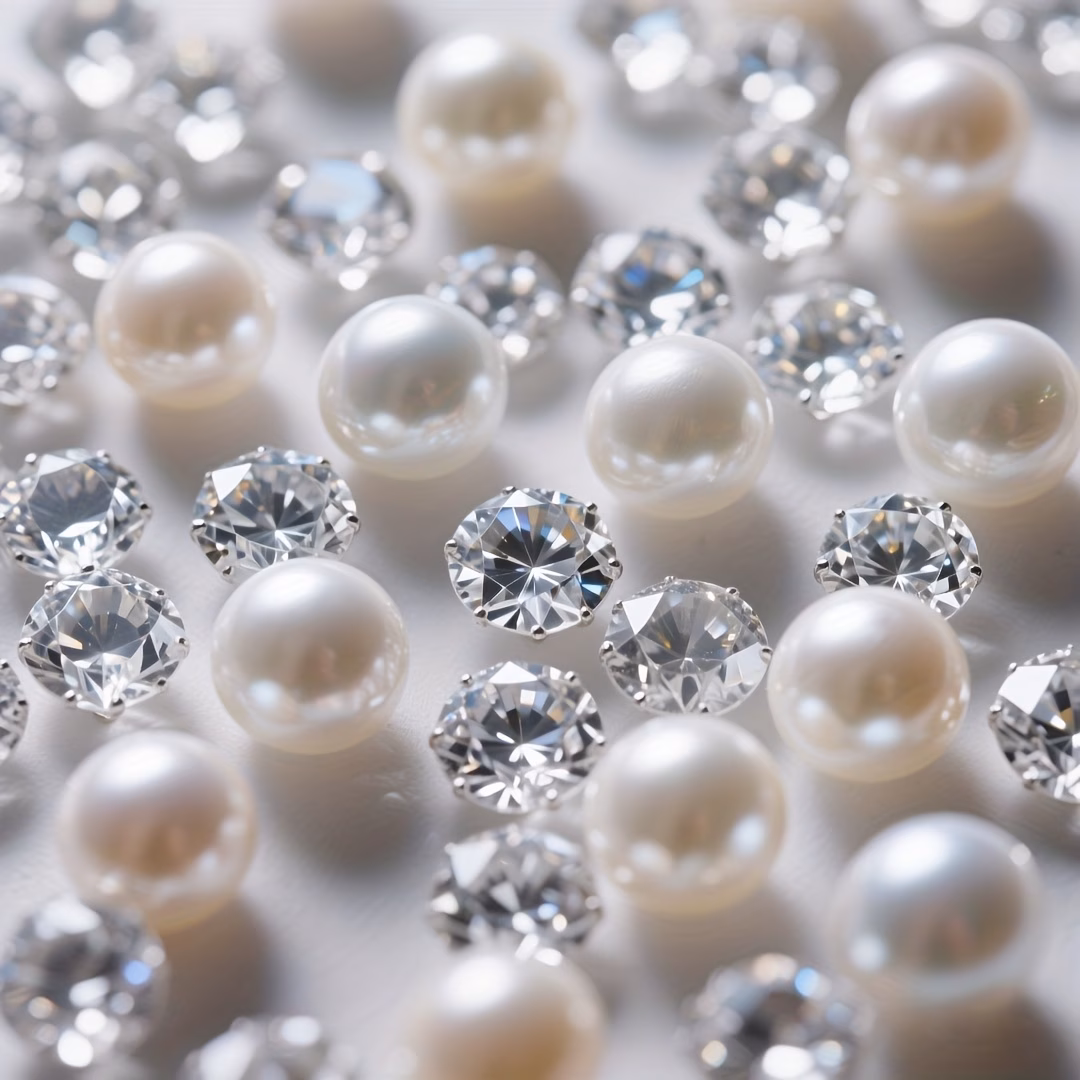  White Pearl Beads