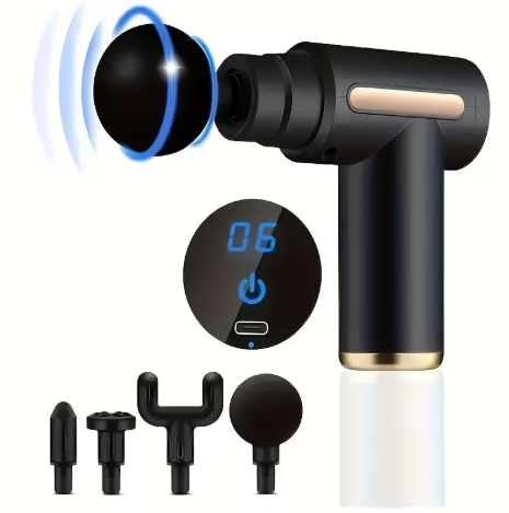 4-head Interchangeable Massage Gun