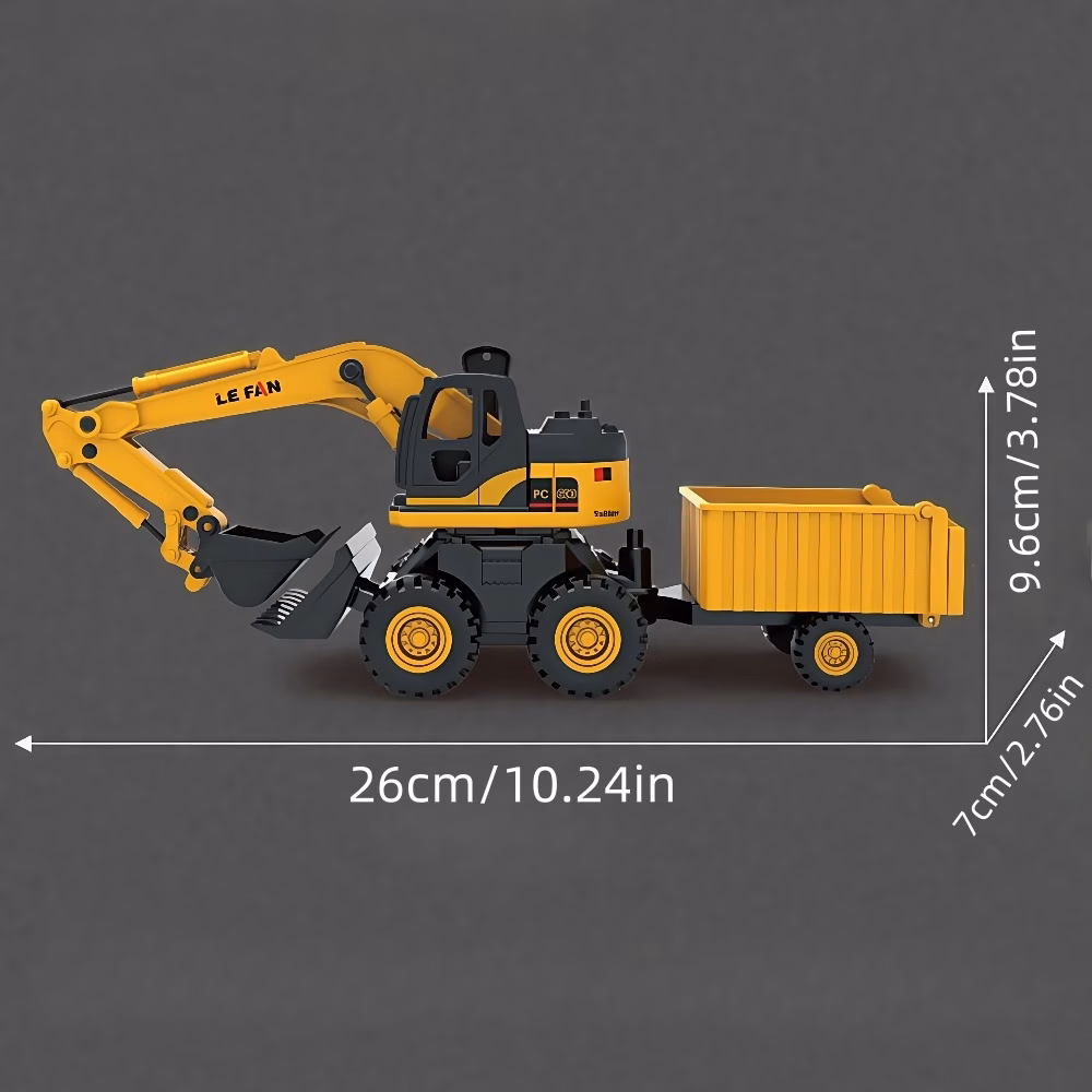 Excavator Bulldozer Dump