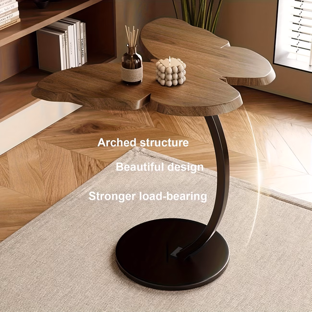 Wood Side Table