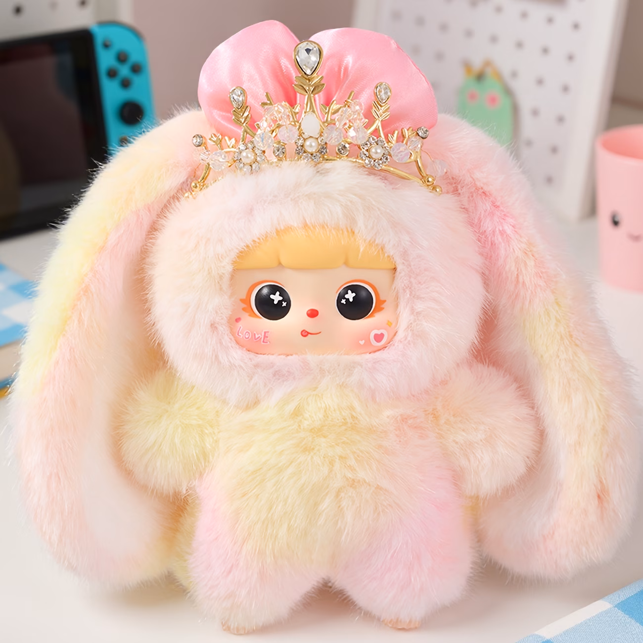 Box Rabbit Plush Toy