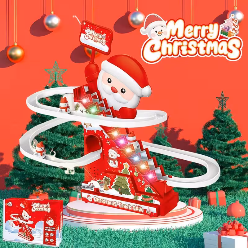 Santa Claus Slide Climbing Toy 