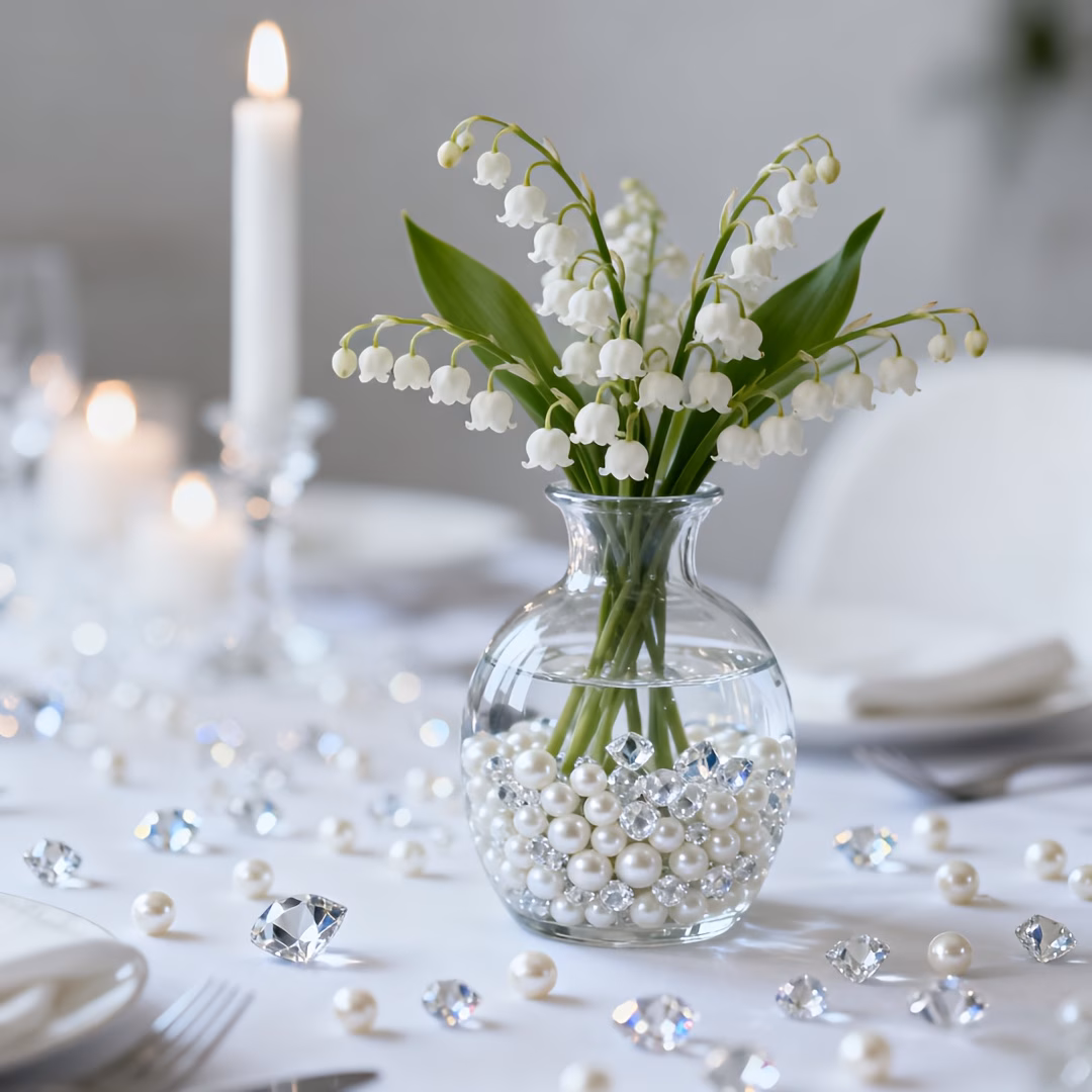  White Pearl Beads