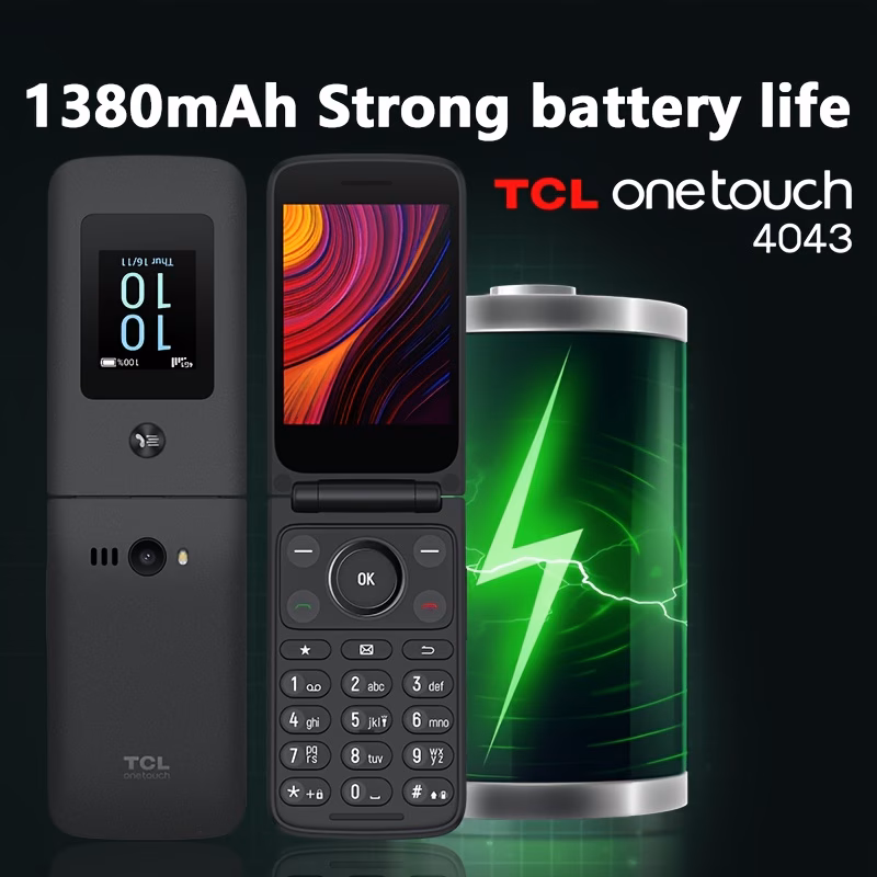 TCL Onetouch 4043 Business Flip Phone
