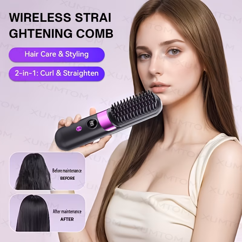 Hair Straightener Brush