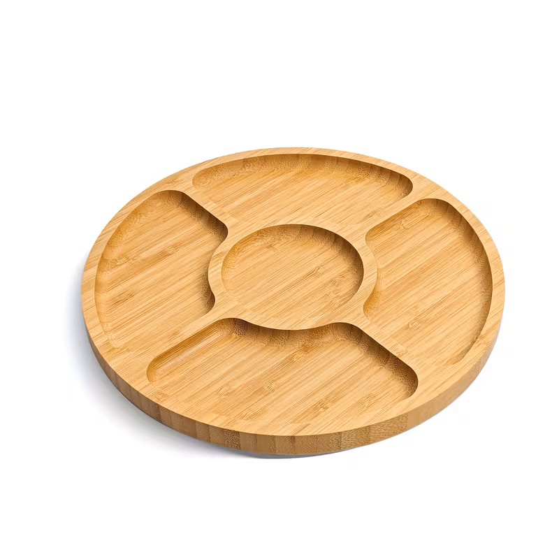 A Bamboo Round Snack 