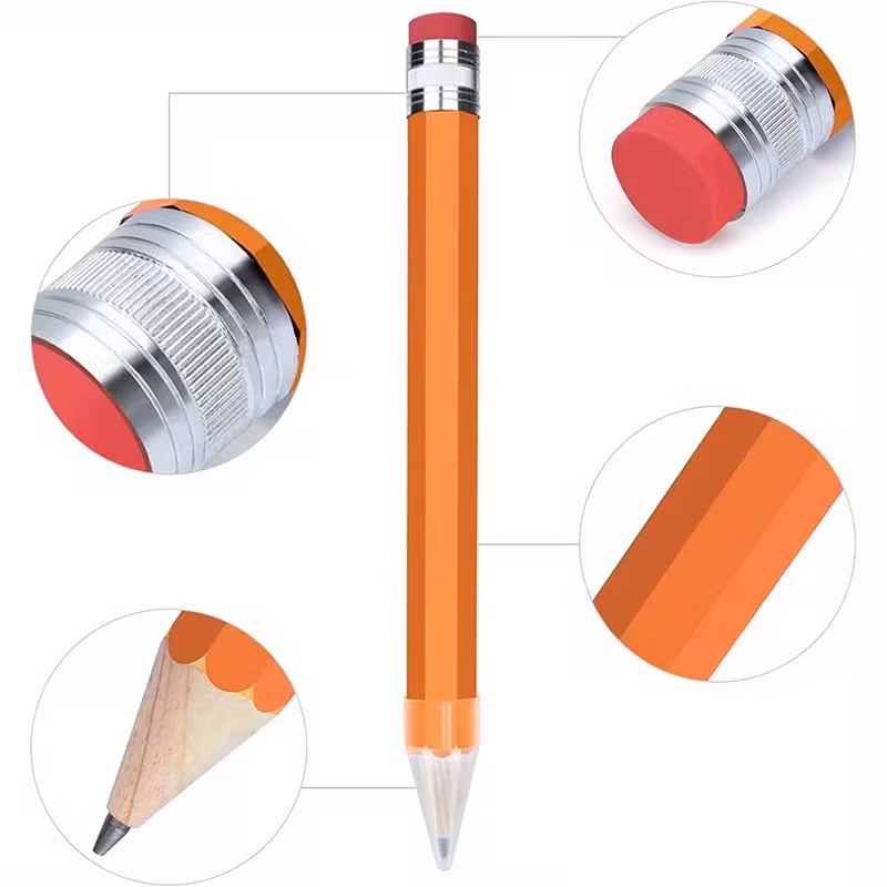 Oversized 13-Inch Wooden Pencil