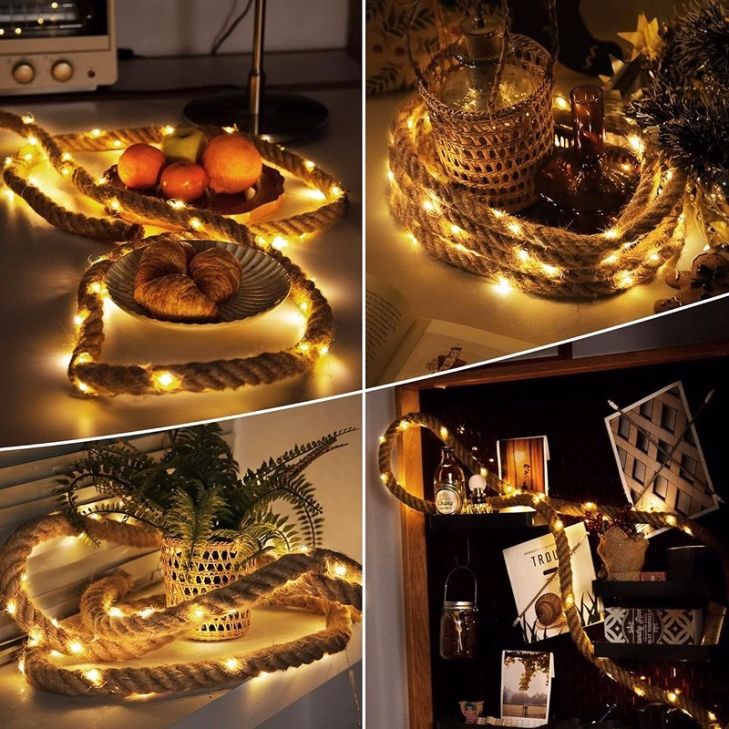  Jute Rope Lights